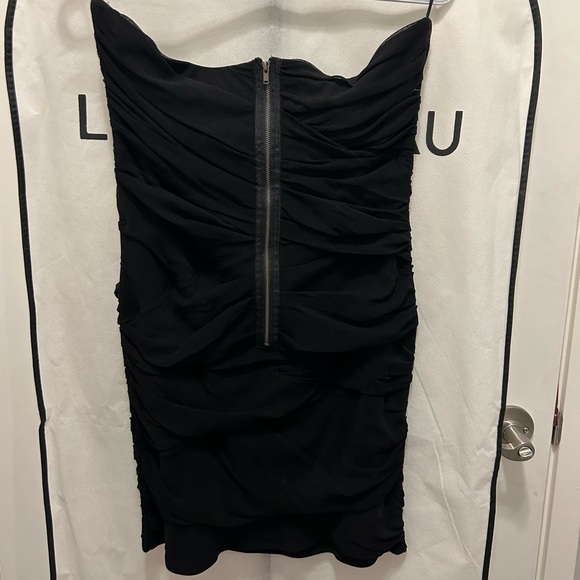 Kismet black strapless cocktail dress - Picture 2 of 5